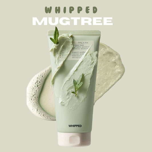 Whipped Mugtree Gentle Cleanser – Soothing Mugwort-Based Face Wash for Deep Pore Cleansing | Ideal for Gulf Humidity
