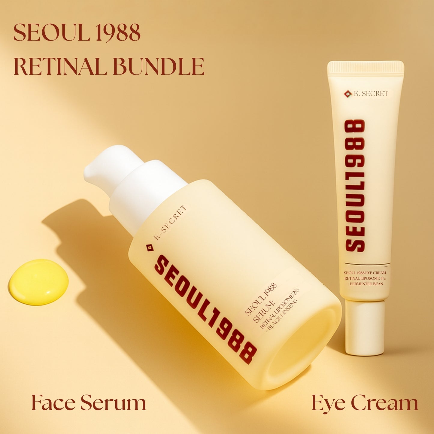 KSecret – Seoul 1988 Retinal Bundle (Face Serum + Eye Cream)