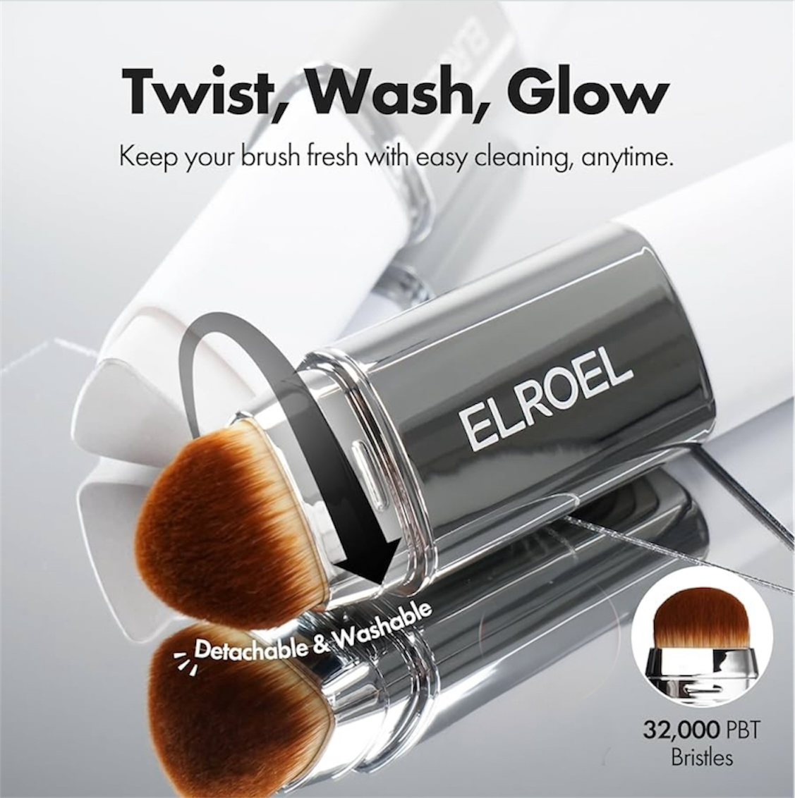 ELROEL Blanc Cover Cream Stick V White - Korean Color-Changing
