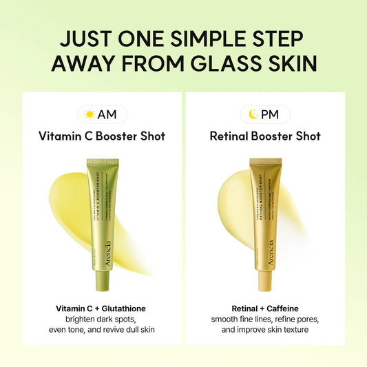 ARENCIA VITAMIN C + RETINAL BOOSTER SHOT BUNDLE 30ML