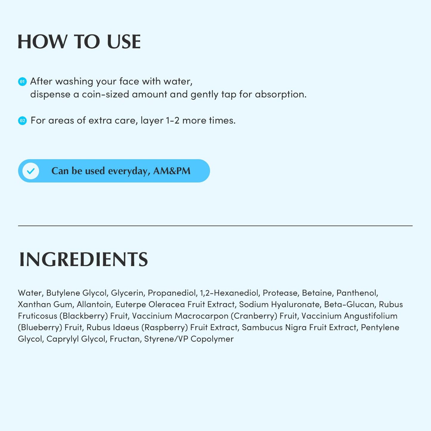 Eqqualberry Toner Korean Skincare 155ml