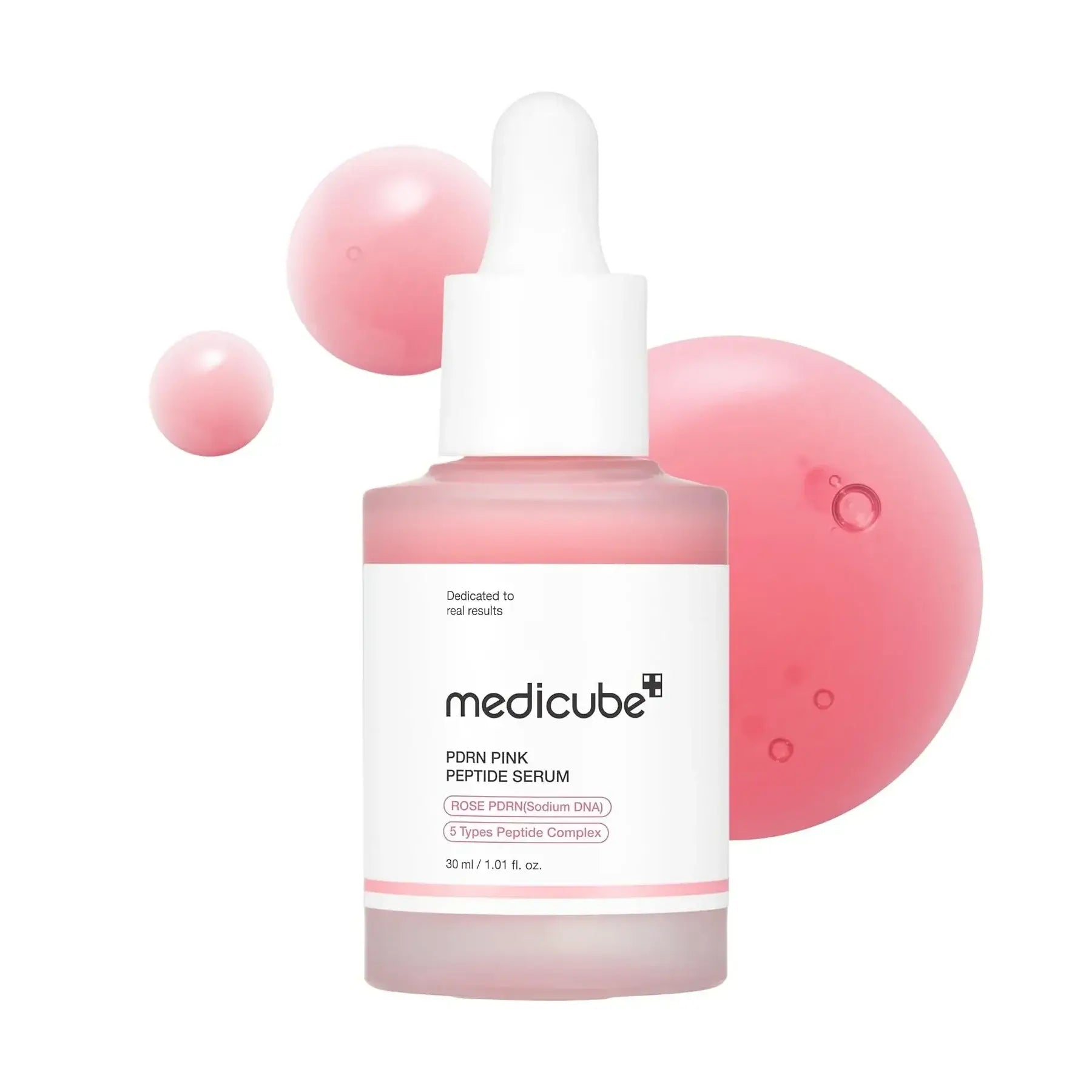 Medicube PDRN Pink Peptide Serum – Anti-wrinkle serum with peptides and PDRN for skin elasticity