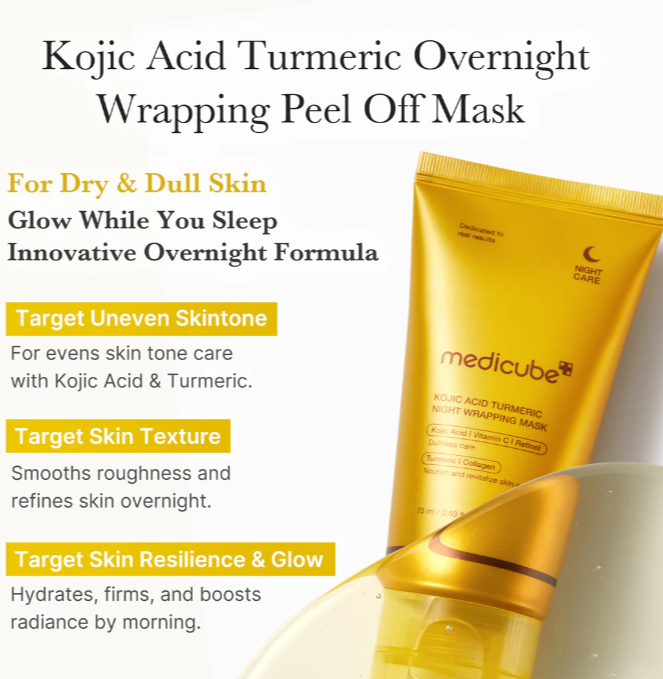 Medicube - Kojic Acid Turmeric Night Wrapping Mask