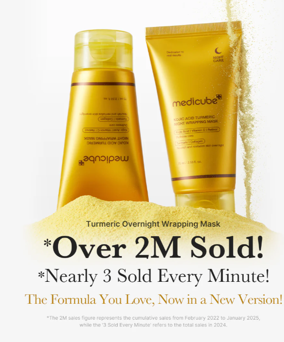 Medicube - Kojic Acid Turmeric Night Wrapping Mask