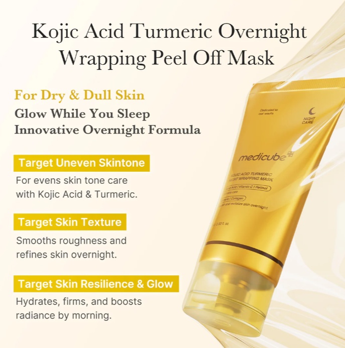 Medicube - Kojic Acid Turmeric Night Wrapping Mask