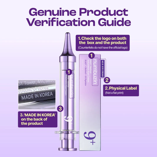 Numbuzin No.9 NAD Retinol Volumetox Eye Cream 10ml