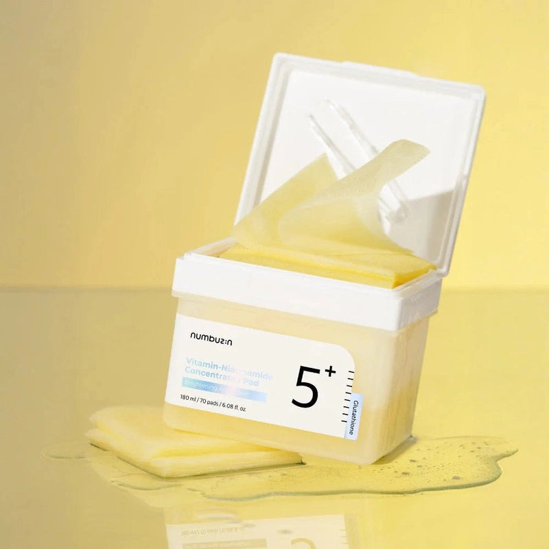 Numbuzin No.5 Vitamin-Niacinamide Concentrated Pad for Exfoliating and Boosting Radiance