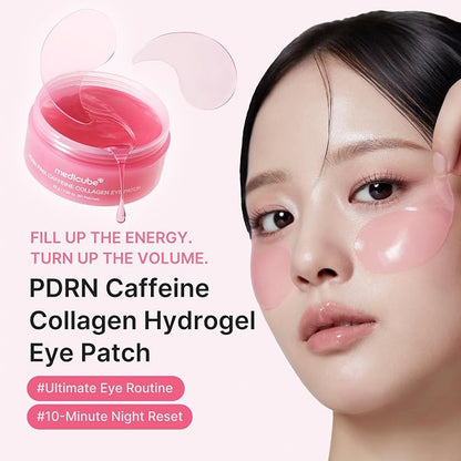 Medicube PDRN Pink Caffeine Collagen Eye Patch (60 Patches)