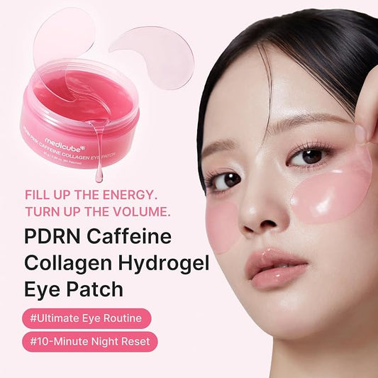 Medicube PDRN Pink Caffeine Collagen Eye Patch (60 Patches)