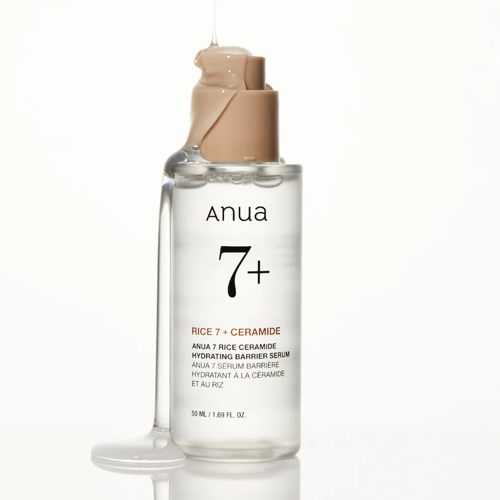 Anua 7 Rice Ceramide Hydrating Serum for sensitive skin hydration