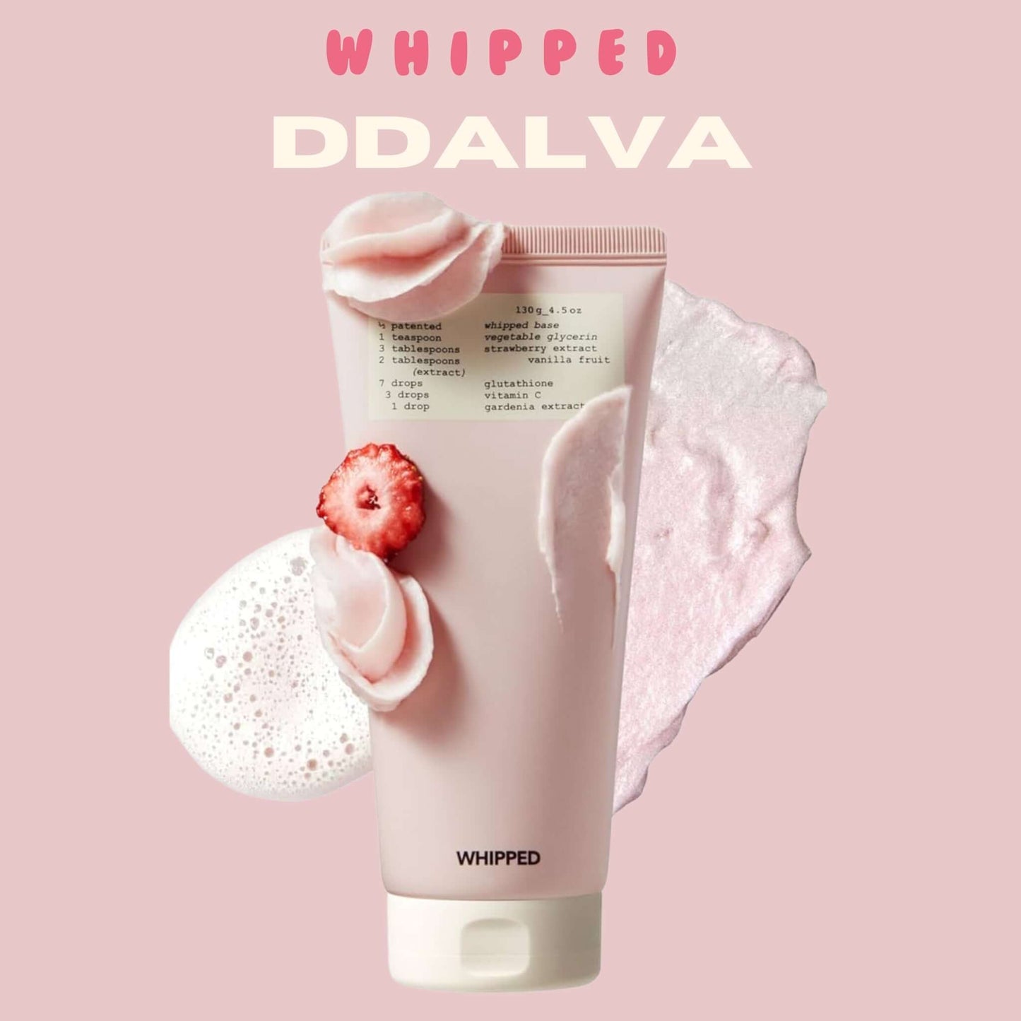 whipped glutathione cleanser Whipped Ddalva Cleanser