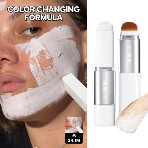 ELROEL Blanc Cover Cream Stick V White - Korean Color-Changing