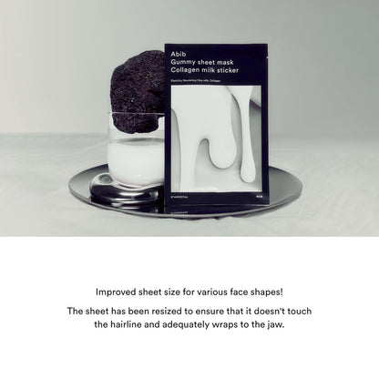 Abib Gummy Sheet Mask Collagen Milk Sticker (10 pack)