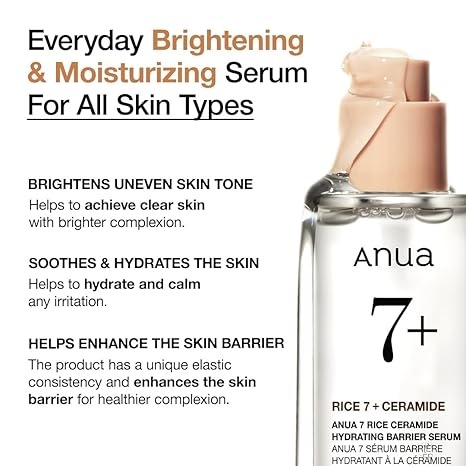 Anua 7 rice ceramide hydrating barrier serum 50ml