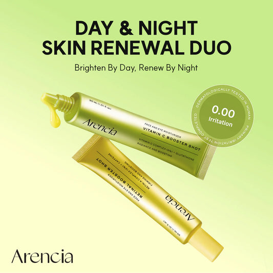 ARENCIA VITAMIN C + RETINAL BOOSTER SHOT BUNDLE  30ML