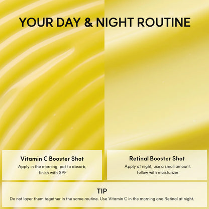 ARENCIA VITAMIN C + RETINAL BOOSTER SHOT BUNDLE  30ML