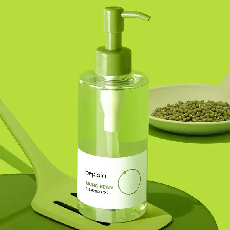 Beplain Mung Bean Cleansing Oil – Nourishing & Balancing Korean Facial Oil Cleanser | Popular in Kuwait and Gulf Skincare Routines