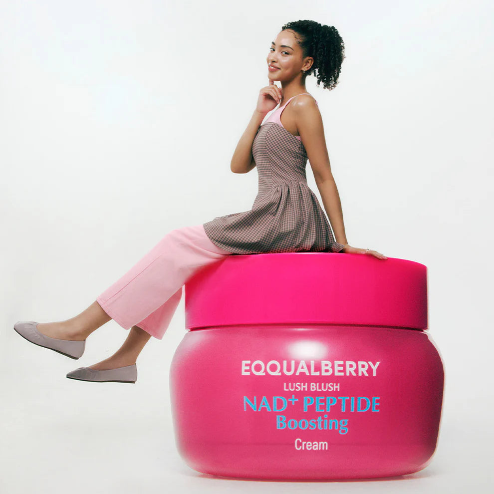 EQQUALBERRY Lush Blush NAD+ Peptide Boosting Cream 50ml