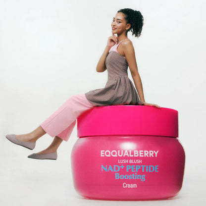 EQQUALBERRY Lush Blush NAD+ Peptide Boosting Cream 50ml