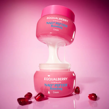 EQQUALBERRY Lush Blush NAD+ Peptide Boosting Cream 50ml
