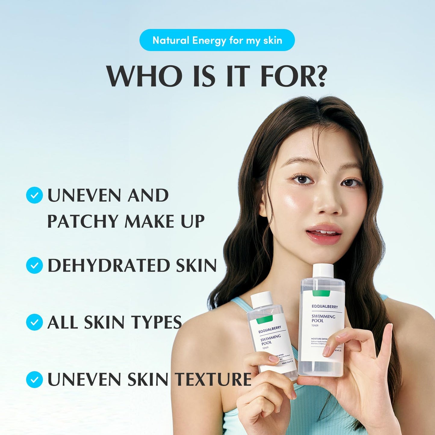 Eqqualberry Toner Korean Skincare 155ml