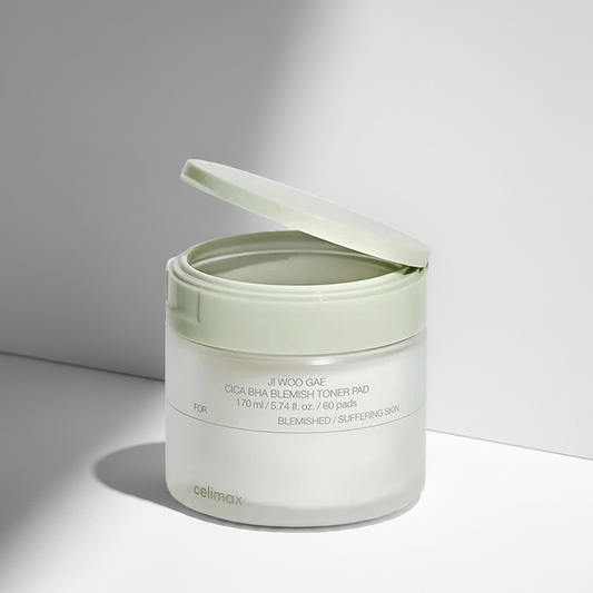 Celimax - JIWOOGAE Cica BHA Blemish Toner Pad 170ml