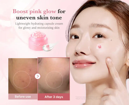 Medicube Pink Collagen Capsule Cream – Boosts Skin Elasticity and Hydration | Best Korean Cream with PDRN for Gulf Skin Types