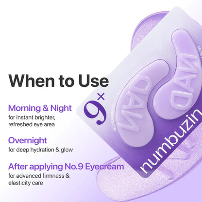 Numbuzin No. 9 NAD+ Collagen Under Eye Patches