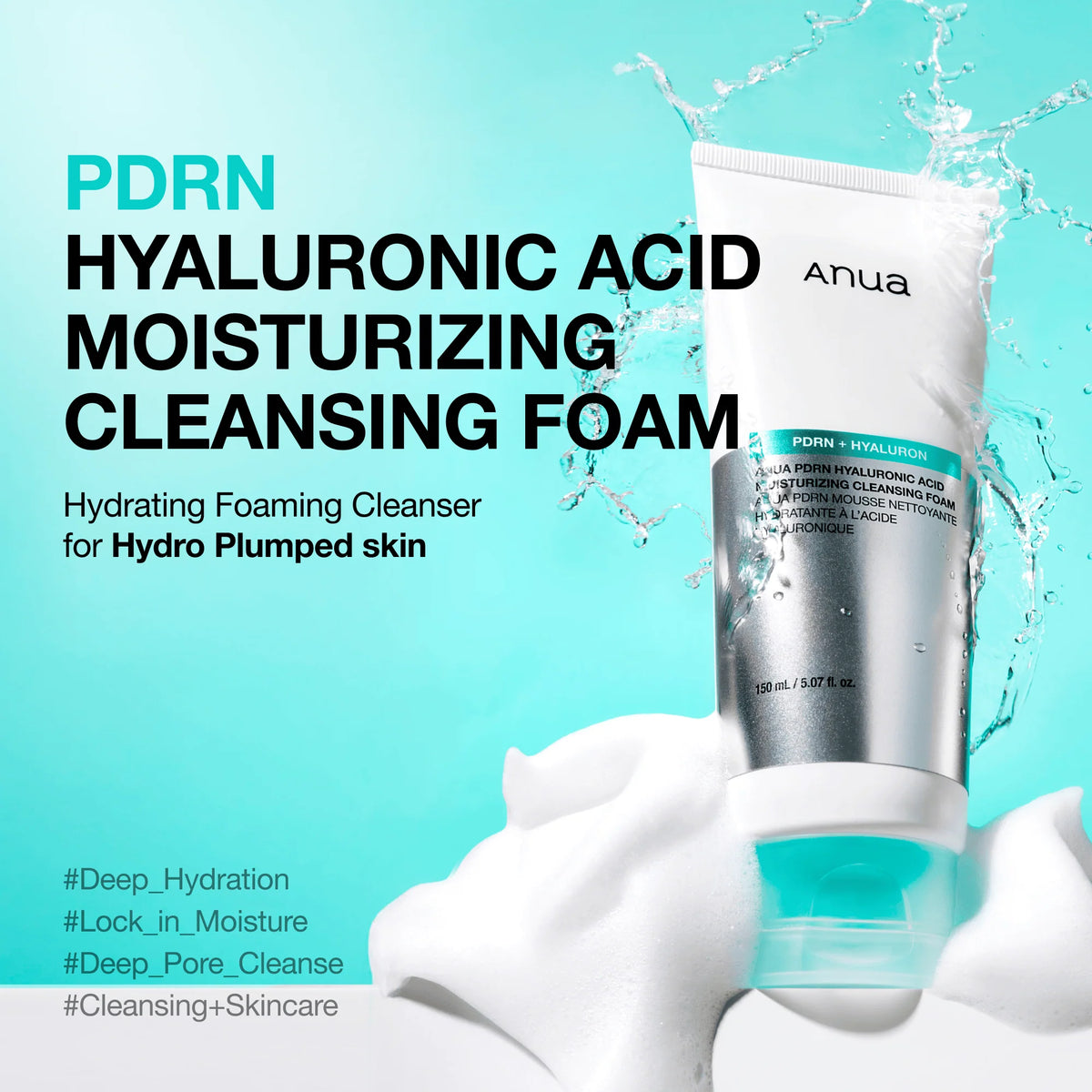 Anua Hyaluronic PDRN Moisturizing Cleanser