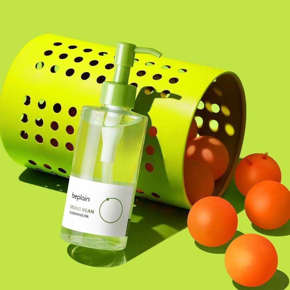 Beplain Mung Bean Cleansing Oil – Gentle Korean Oil Cleanser for Oily and Acne-Prone Skin in Kuwait & GCC | Deep Cleansing with Mung Bean Extract