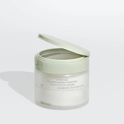 Celimax - JIWOOGAE Cica BHA Blemish Toner Pad Kuwait