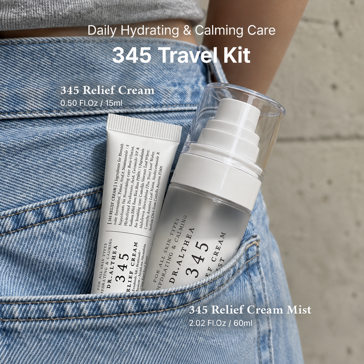 Dr Althea 345 Relief Cream & Mini Mist 60ml Bundle