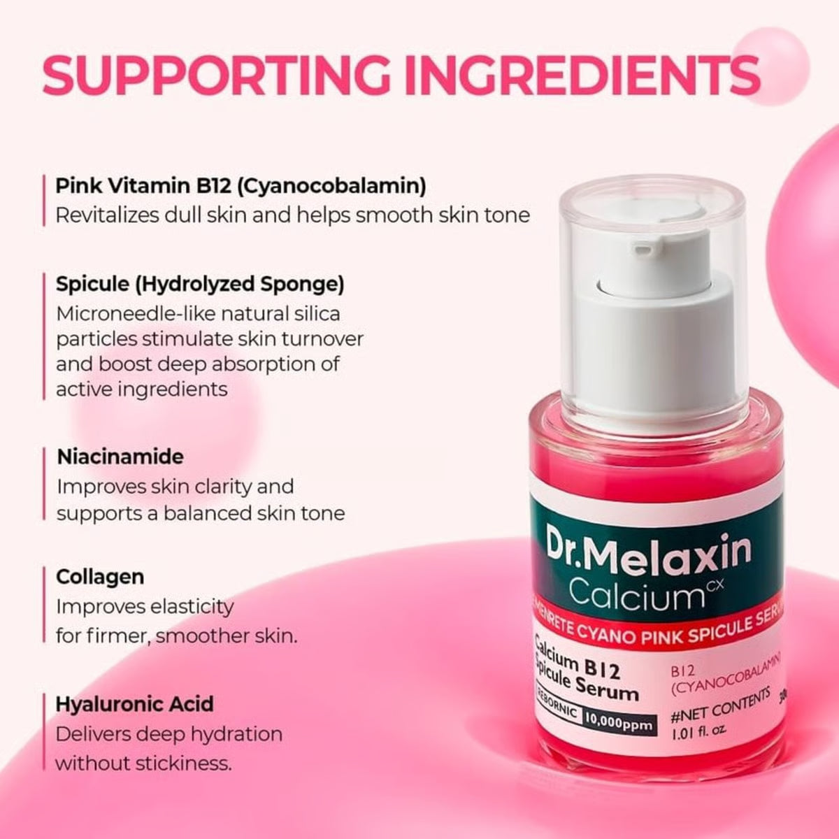 Dr. Melaxin – Cemenrete Cyano Pink Spicule Serum 30ml