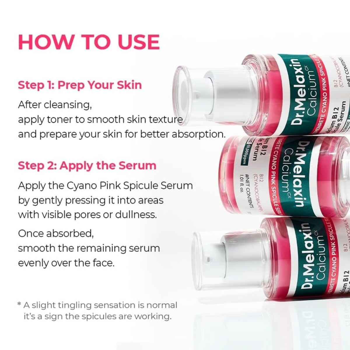 Dr. Melaxin – Cemenrete Cyano Pink Spicule Serum 30ml