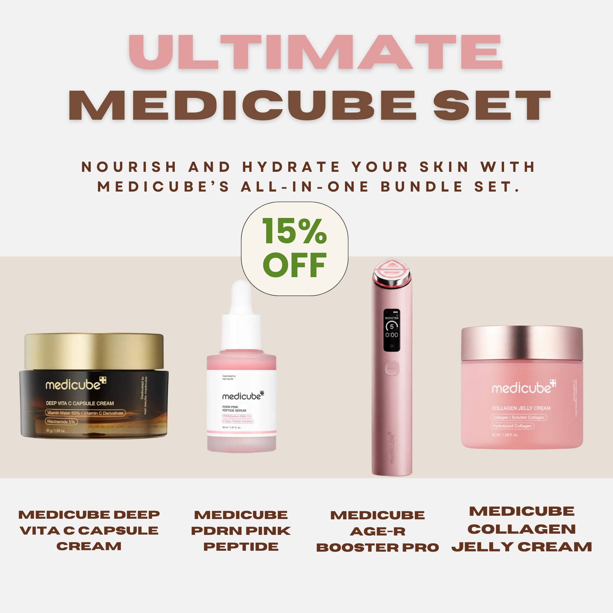 medicubeセット Ultimate Medicube Set - Korean Skincare Essentials – LE AURA