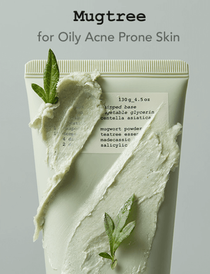 Whipped Mugtree Cleanser – Korean Creamy Cleanser for Sensitive and Acne-Prone Skin in Kuwait & GCC | Mugwort + Tea Tree Extract